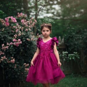 Trish Scully BIANCA DRESS ORCHID Size 3